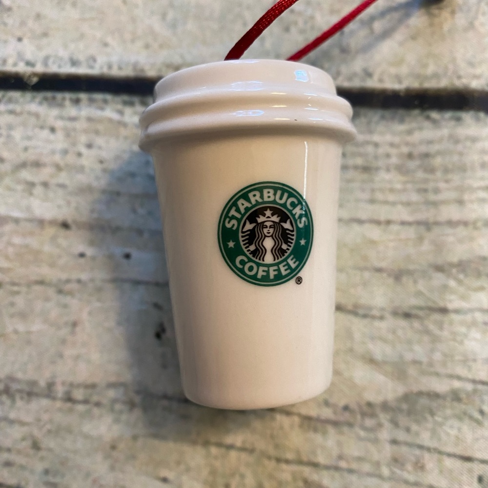 Starbucks 2004 glass Christmas Holiday ornament.